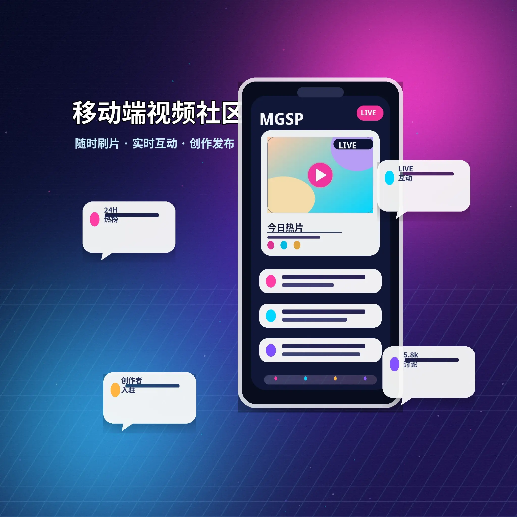 蘑菇视频APP服务与移动端内容浏览